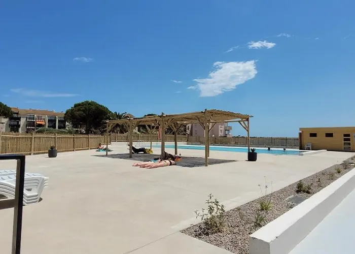 Appartamento Bel Vue Sur Le Marin Avec Piscine Le Barcarès